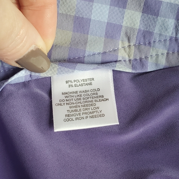 AUR lavender check golf/tennis skirt size 2 - Picture 7 of 7